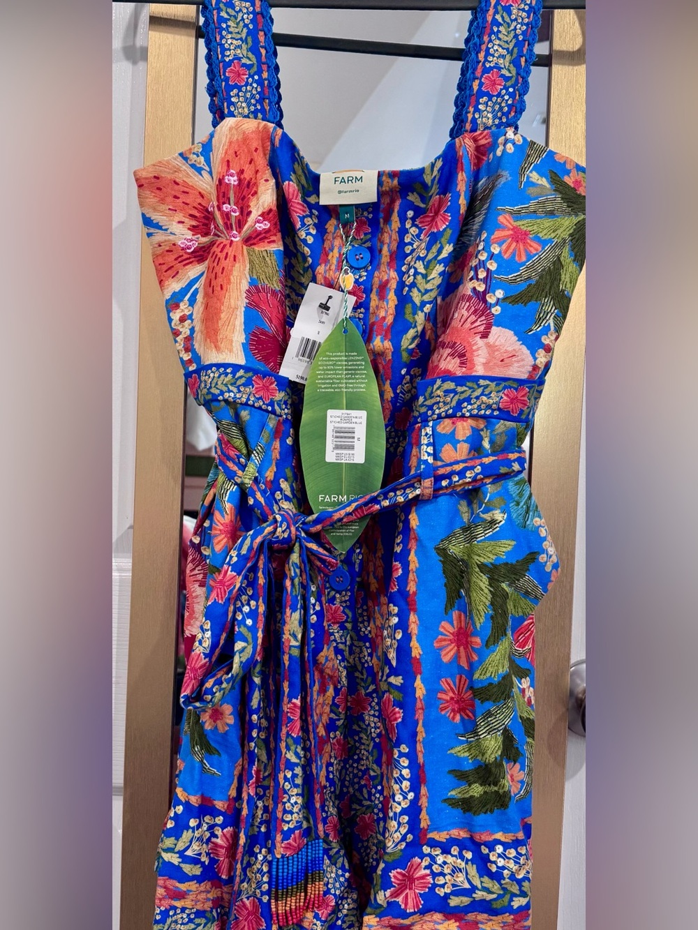 FARM Rio
Stitched Garden Blue Romper